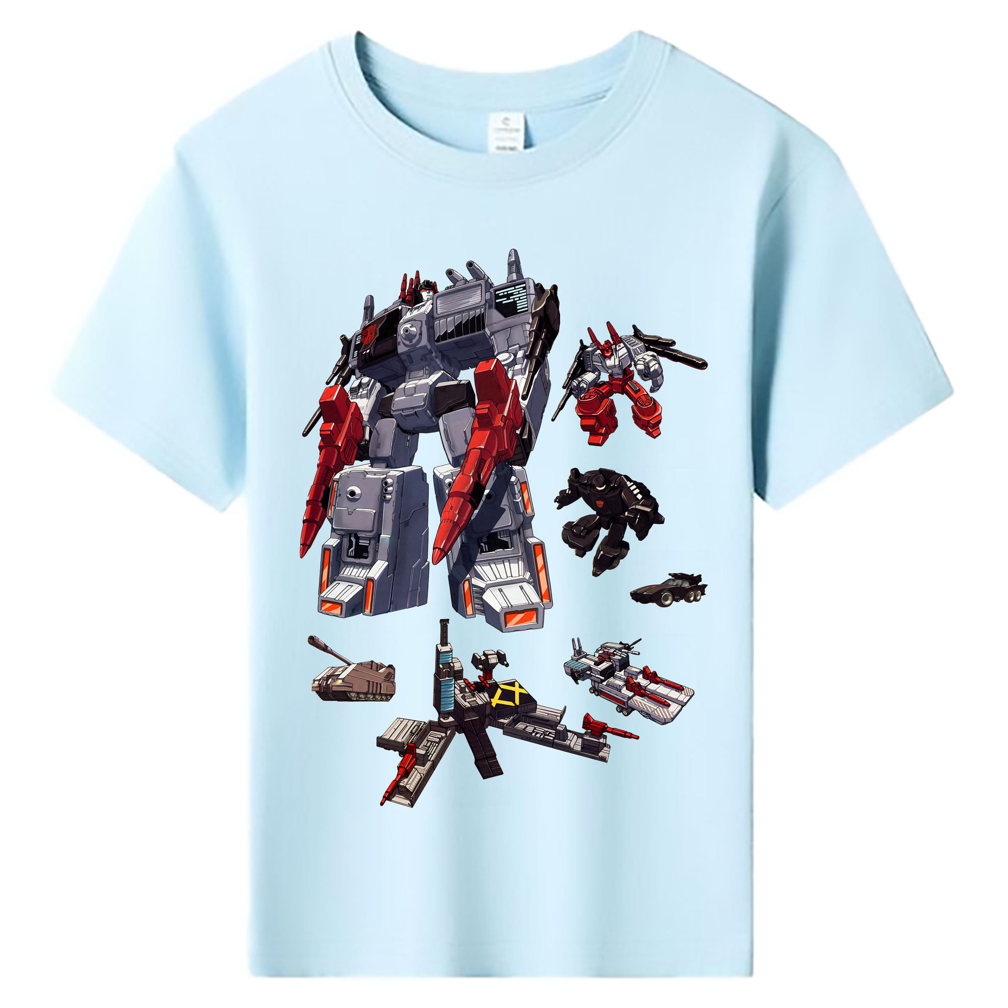 （画像用） Transformers トランスフォーマー 綿100％キッズTシャツ（フロントプリント）